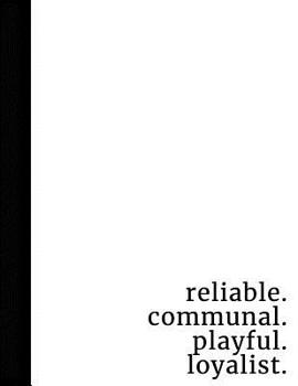 Reliable. Communal. Playful. Loyalist.: Type 6 Gift Notebook | Large Composition Book | The Loyalist