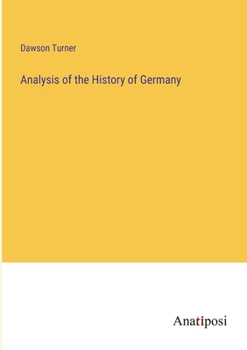 Paperback Analysis of the History of Germany Book