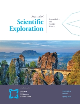 Paperback Journal of Scientific Exploration 36: 1 Spring 2022 Book