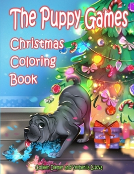 Paperback The Puppy Games Christmas Coloring Book