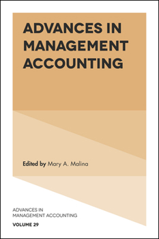 Hardcover Advances in Management Accounting Book