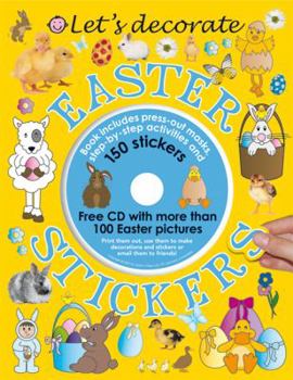 Paperback Let's Decorate Easter Stickers Book