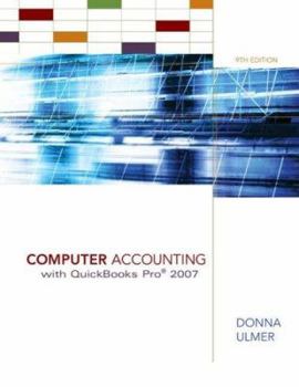 Spiral-bound Computer Accounting with QuickBooks Pro 2007 Book