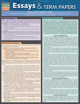 Essays and Term Papers
