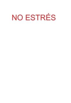 Hardcover No Estrés [Spanish] Book