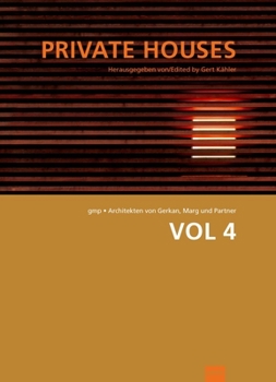 Paperback Gmp: Volumes Volume 4 Private Houses: Vol 4: Private Houses Book