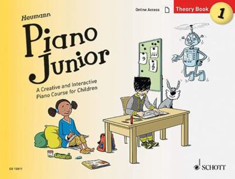 Paperback Piano Junior: Theory Book Vol. 1: A Creative and Interactive Piano Course for Children Book