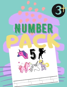 Paperback Number Pack: Number Tracing 0 - 30 for Kids. Unicorn Themed for Your Kids. Relaxation and Learning Book