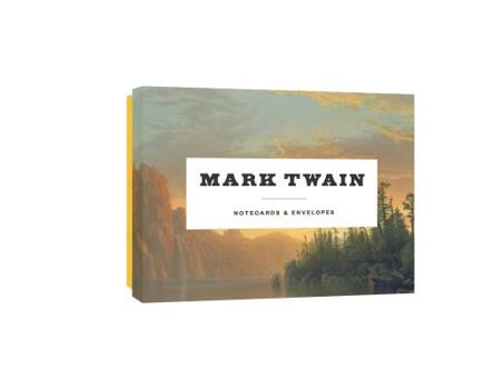 Misc. Mark Twain Notecards: 12 Literary Notecards with Envelopes (Wit and Wisdom from Mark Twain, Boxed Card Set with Themed Envelopes, Gift for A [With Env Book