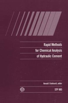 Paperback Rapid Methods for Chemical Analysis of Hydraulic Cement (Astm Special Technical Publication) Book
