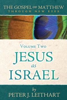 Paperback The Gospel of Matthew Through New Eyes Volume Two: Jesus as Israel Book