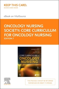 Misc. Core Curriculum for Oncology Nursing - Elsevier eBook on Vitalsource (Retail Access Card) Book