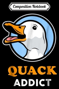 Composition Notebook: Funny White Pekin Duck Pet Duck Owner Quack Addict Journal/Notebook Blank Lined Ruled 6x9 100 Pages