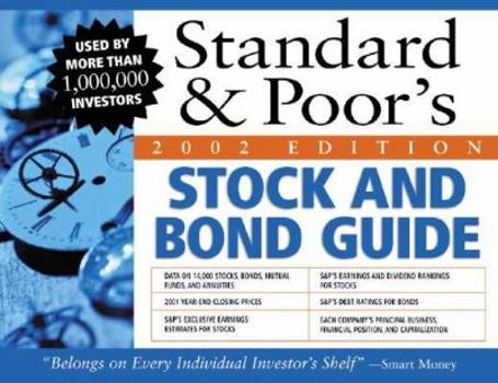 Paperback Standard & Poor's Stock and Bond Guide 2002 Book