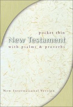 Paperback NIV Pocket Thin New Testament With Psalms & Proverbs Book