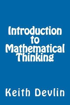 Paperback Introduction to Mathematical Thinking Book