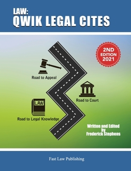 Paperback Law: Qwik Legal Cites Second Edition 2021: Law Book