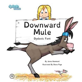 Paperback Downward Mule Dyslexic Font Book