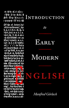 Paperback Introduction to Early Modern English Book