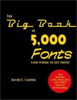 Paperback The Big Book of 5000 Fonts Book