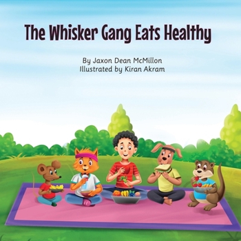 Paperback The Whisker Gang Eats Healthy [Large Print] Book
