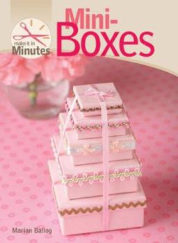 Hardcover-spiral Make It in Minutes: Mini-boxes Book