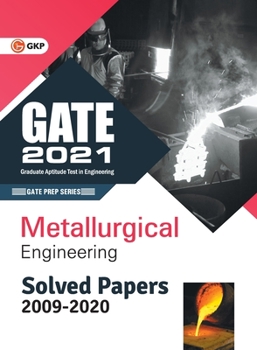 Paperback GATE 2021 Metallurgical Engineering Solved Papers (2009-2020) Book
