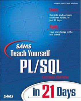 Paperback Sams Teach Yourself PL/SQL in 21 Days Book