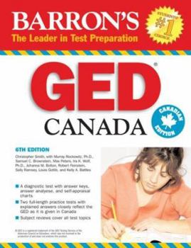 Paperback Barron's GED Canada: High School Equivalency Exam Book