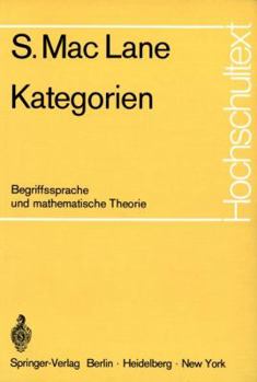 Paperback Kategorien: Begriffssprache Und Mathematische Theorie [German] Book