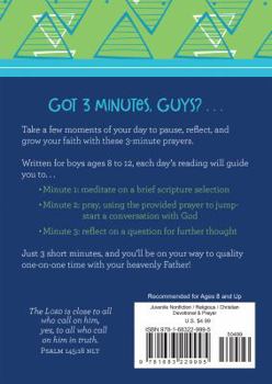 Paperback 3-Minute Prayers for Boys Book