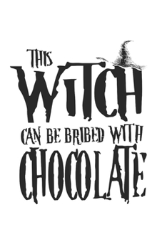 Cuaderno: Halloween Regalos Del Traje De La Escoba De Bruja De Chocolate 120 Páginas, 6X9 (Ca. A5), Puntos (Spanish Edition)