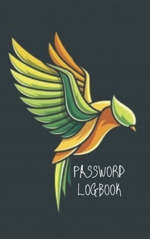 Paperback Password Logbook: Hummingbird Internet Password Keeper With Alphabetical Tabs - Pocket Size 5 x 8 inches (vol. 3) Book