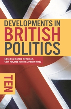 Hardcover Developments in British Politics 10 Book