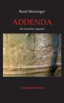 Paperback Addenda: Ein lyrischer Apparat [German] Book