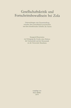 Hardcover Gesellschaftskritik Und Fortschrittsbewußtsein Bei Zola [German] Book