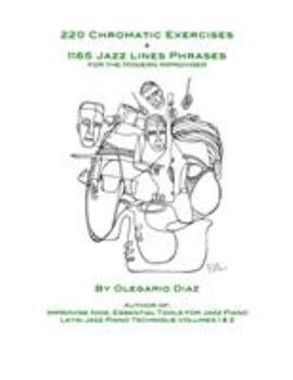 Paperback 220 Chromatic Exercises + 1165 Jazz Lines Phrases for the Modern Improviser Book
