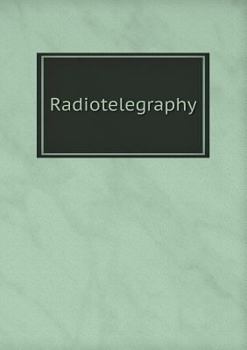Paperback Radiotelegraphy Book