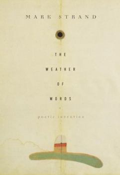 Hardcover The Weather of Words: Poetic Invention Book