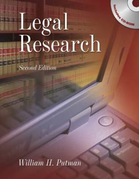 Paperback Legal Research [With CDROM] Book