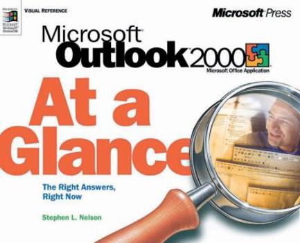 Paperback Microsoft Outlook 2000 at a Glance Book