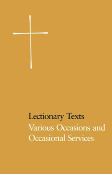 Paperback Lectionary Texts Pew Edition: Various Occasions and Occasional Services Book