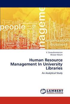 Paperback Human Resource Management in University Libraries Book