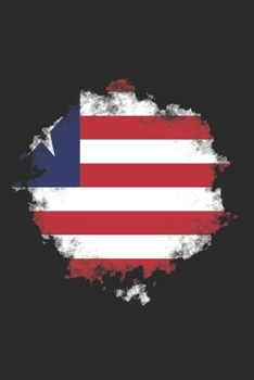 LIBERIA NOTEBOOK: Liberia Notebook | college book | diary | journal | booklet | memo | composition book | 120 sheets - Dot Grid paper 6x9 inch