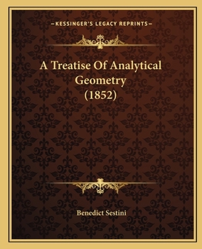 Paperback A Treatise Of Analytical Geometry (1852) Book