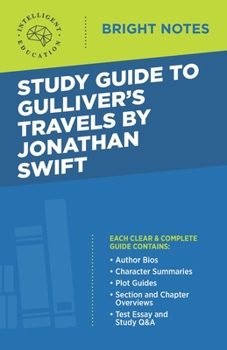 Paperback Study Guide to Gulliver's Travels by Jonathan Swift Book