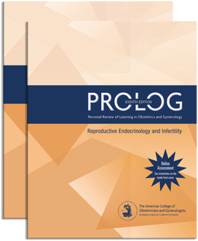 Paperback Prolog: Reproductive Endocrinology & Infertility (Assessment & Critique) Book