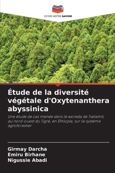 Paperback Étude de la diversité végétale d'Oxytenanthera abyssinica [French] Book