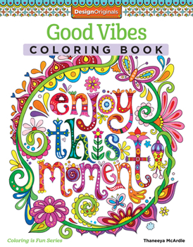 Paperback Good Vibes Coloring Book