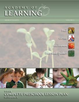 Spiral-bound ACADEMY OF LEARNING Your Complete Preschool Lesson Plan Resource - Volume 2 Book